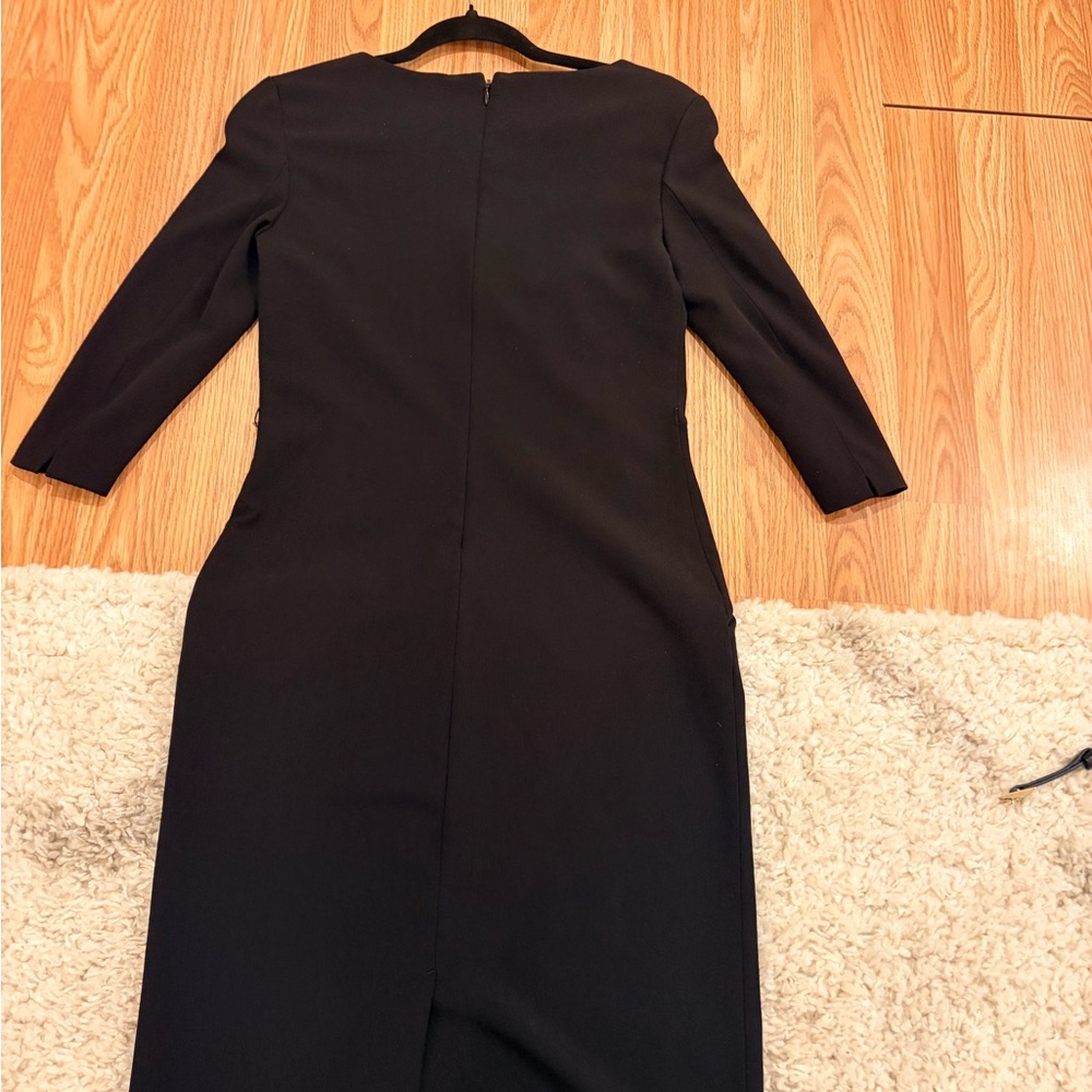 MM Lafleur Black Etsuko Dress w/ Belt - Picture 3 of 7